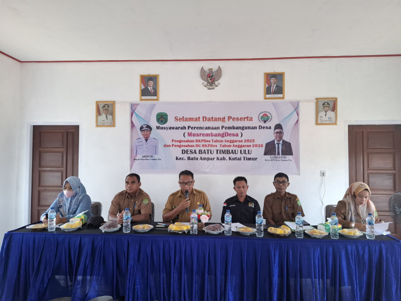 Musrenbangdes 2024 Desa Batu Timbau Ulu Tahun Anggaran 2025