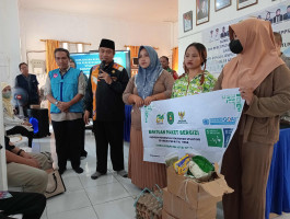 Kunjungan  Lapangan TPPS Kabupaten Kutai Timur di Kecamatan Batu Ampar